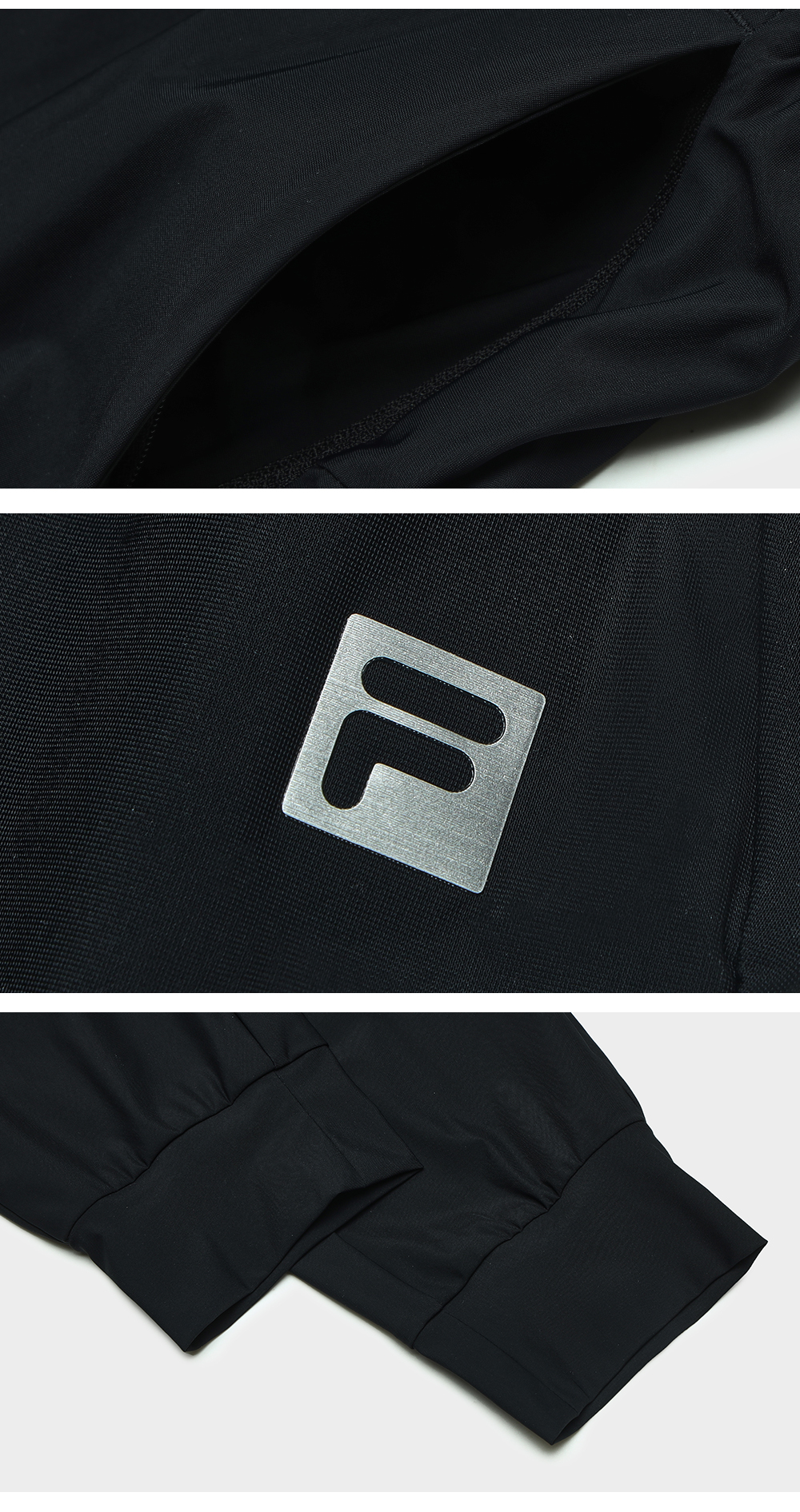FILA CORE ATHLETICS BLACK Women Knit Pants (Black)