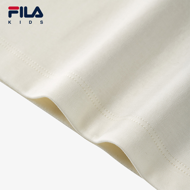 FILA KIDS WHITE LINE x RMN Boys' Printed Short Sleeve T-Shirts (Multi-Colors and Designs Available - White/Yellow/Blue)
