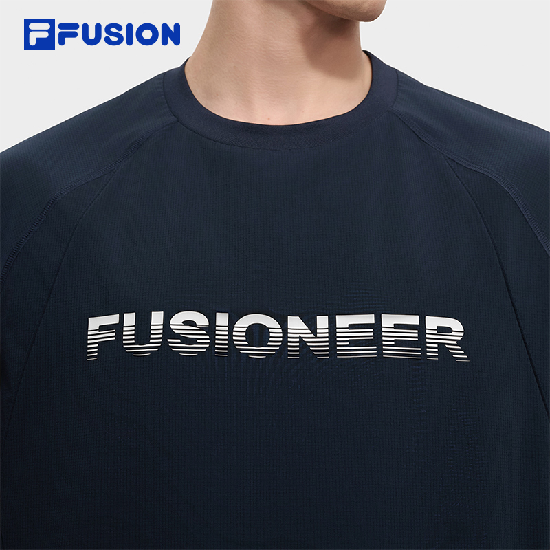 FILA FUSION  FUSION LIFE FUSIONEER DOWNTOWN DRIFT Men Short Sleeve T-shirt (Blue / Green)