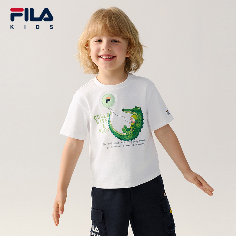 FILA KIDS CROSS OVER Boys Short Sleeves T-Shirt