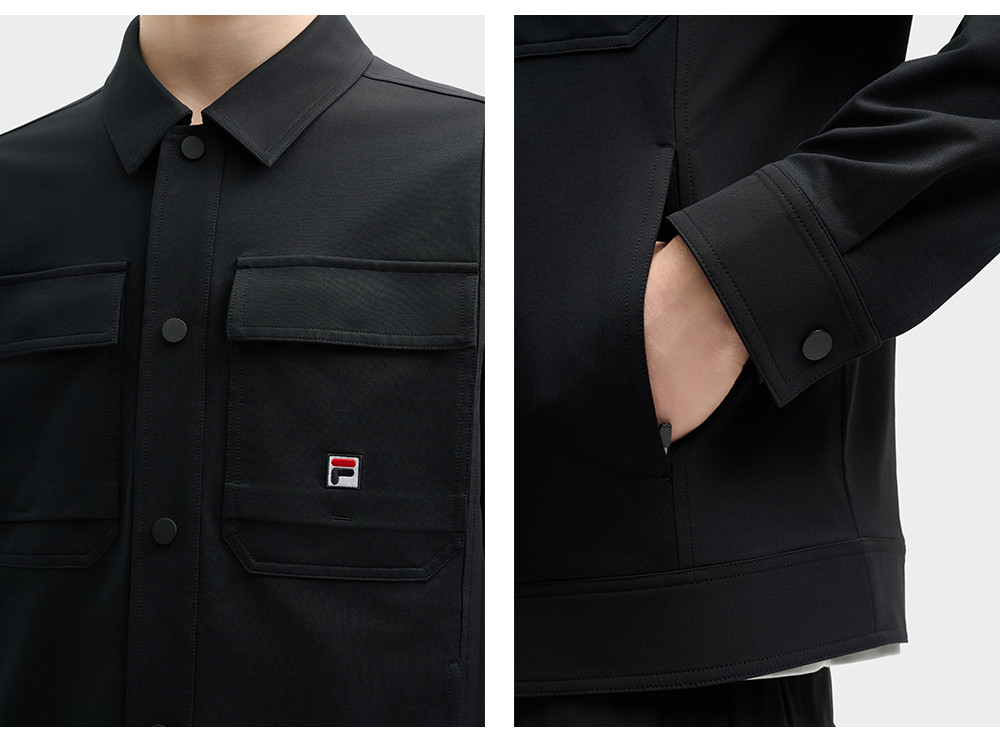 FILA CORE LIFESTYLE HERITAGE SPRING IMAGINATION Men Jacket (Black)