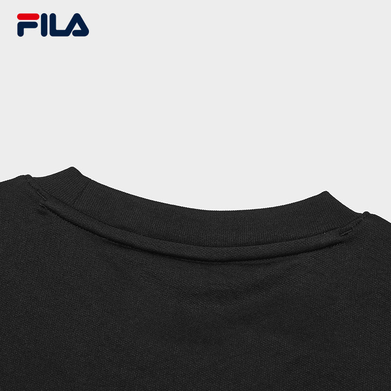 FILA CORE LIFESTYLE MILANO STROLLING MILAN Women Knit Sweater (Black)