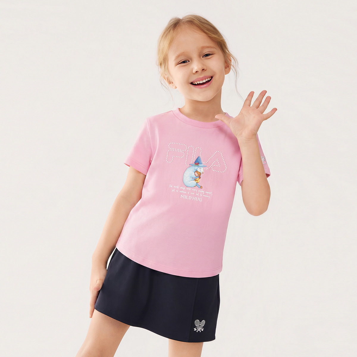FILA KIDS CROSS OVER FILA X JIMMY Girls Short Sleeves T-Shirt