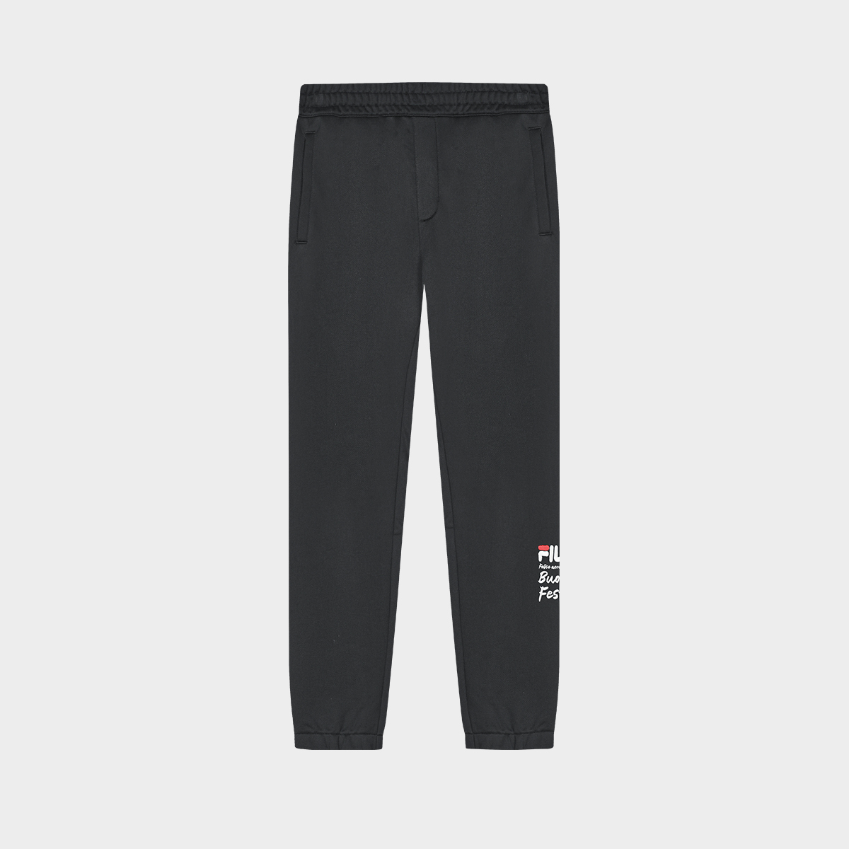 FILA CORE WHITE LINE ORIGINALE Men's Knit Pants in Black