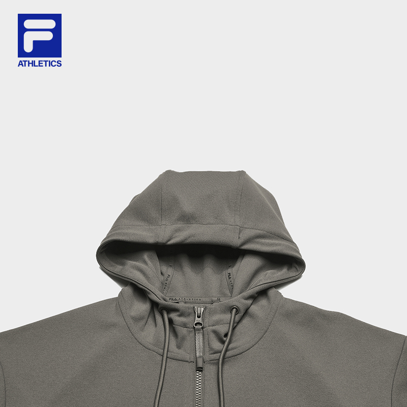 FILA CORE ATHLETICS FITNESS BLACK Men Knit Jacket (Brown)