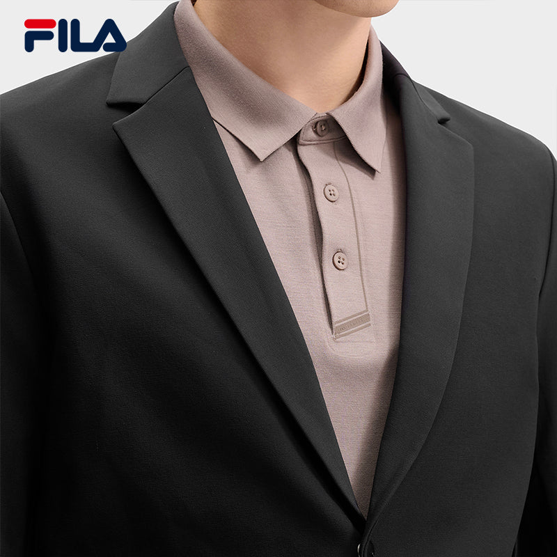 FILA CORE LIFESTYLE BLUE QUADRILATERO AESTHETICS Men Causual Suit (Black)