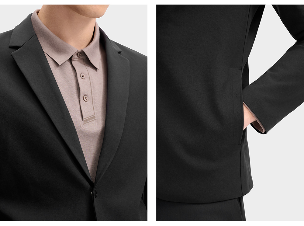 FILA CORE LIFESTYLE BLUE QUADRILATERO AESTHETICS Men Causual Suit (Black)