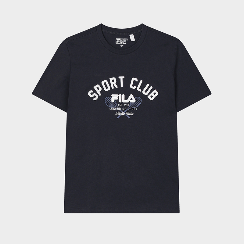 FILA CORE LIFESTYLE ORIGINALE RHAPSODY OF LEGENDS Men Short Sleeve T-shirt (Navy / White)