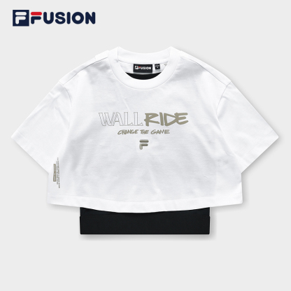 FILA FUSION Women's Inline Street Sports Short Sleeve Tee