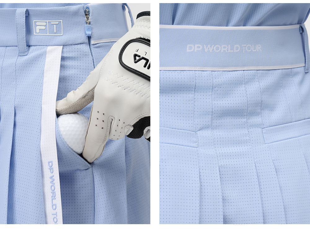 FILA CORE ATHLETICS GOLF (DP WORLD TOUR) Women Skirt (Light Blue)