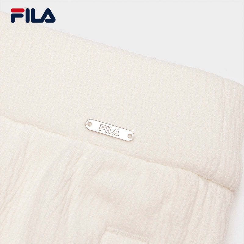 FILA CORE LIFESTYLE WHITE MILAN DESIGN WEEK Women Knit Pants (Ash)