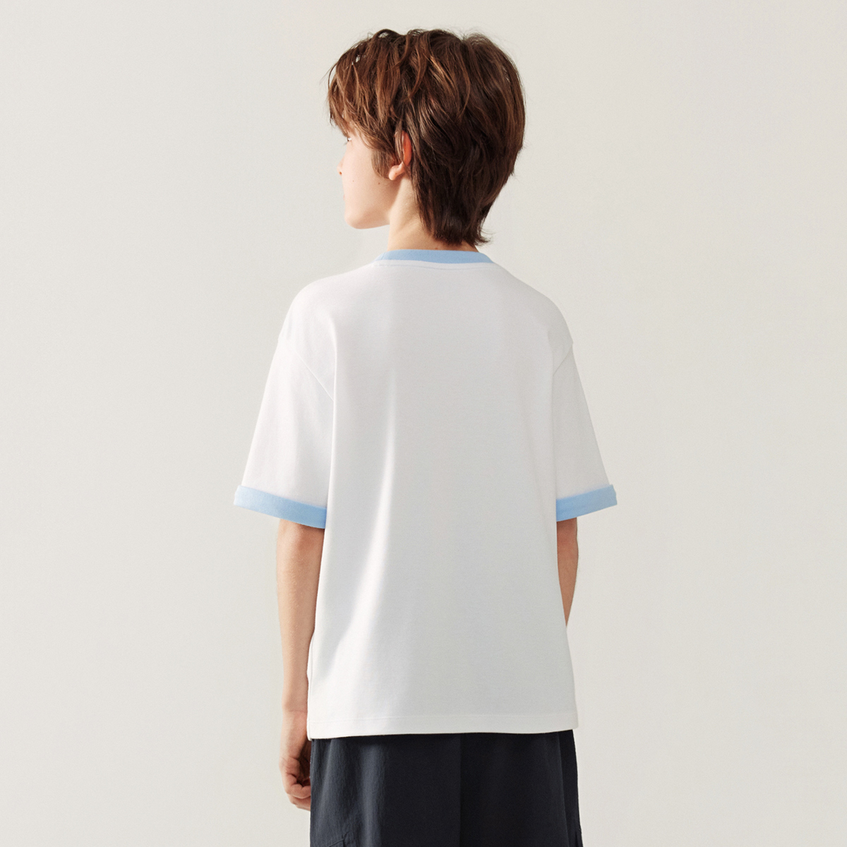 FILA KIDS WHITE LINE Boys Short Sleeves T-Shirt