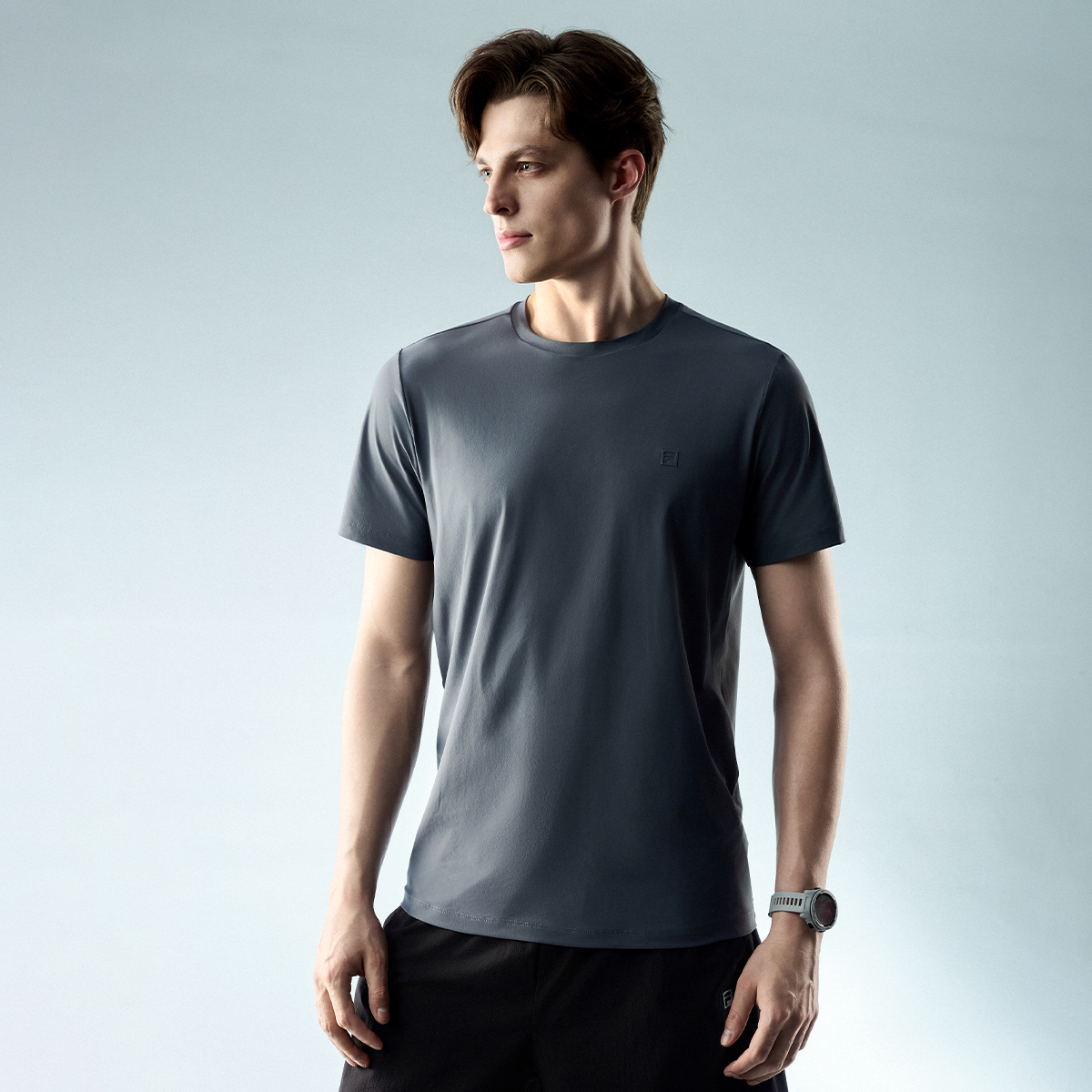 FILA CORE Men FITNESS Knit Short Sleeve Tee