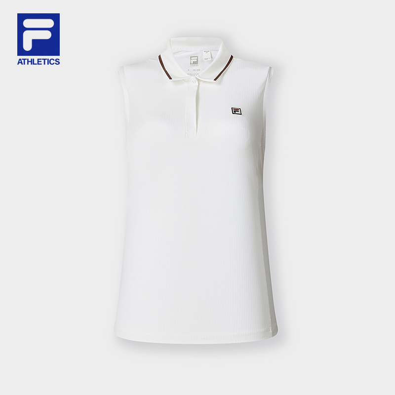 FILA CORE SPORTS ATHLETICS TENNIS Women Cotton Vest in White