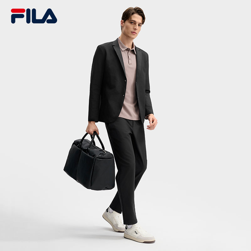 FILA CORE LIFESTYLE BLUE QUADRILATERO AESTHETICS Men Causual Suit (Black)