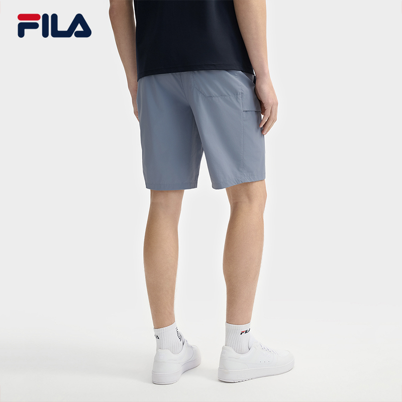 FILA CORE LIFESTYLE WHITE EVERYDAY ELEGANCE Men Woven Pants (Blue)