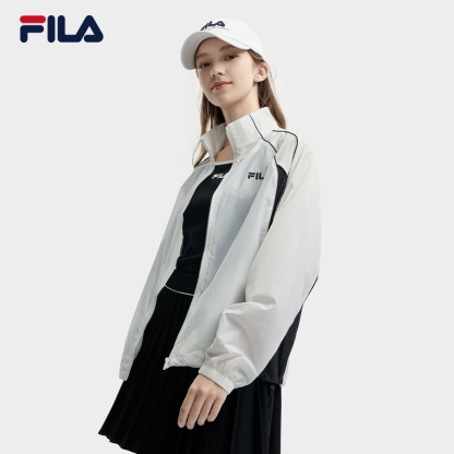 FILA CORE WHITE LINE FILA ORIGINALE Women Woven Jacekt in White