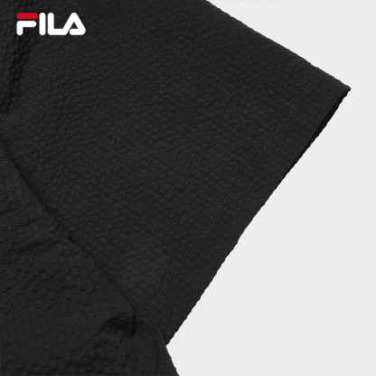 FILA CORE WHITE LINE FILA ORIGINALE Men Short Sleeves Woven Top in Black