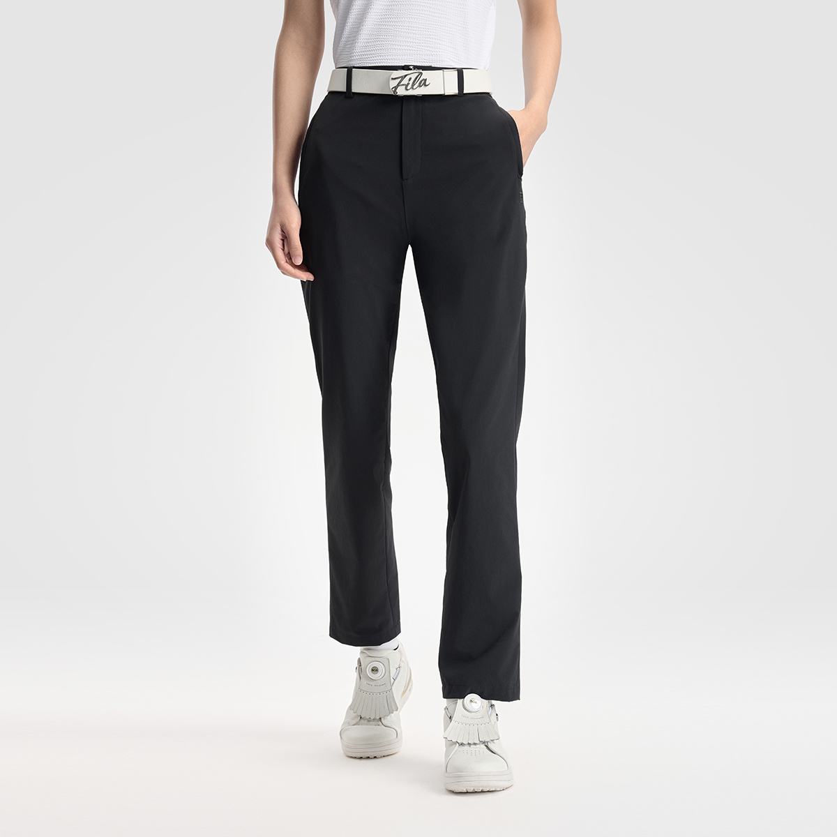 FILA CORE ATHLETICS GOLF ELITE GOLF CLUB Women Woven Pants (Black)