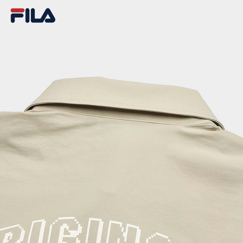 FILA CORE WHITE LINE Men's Short Sleeve T-shirt (Gardenia - Beige)