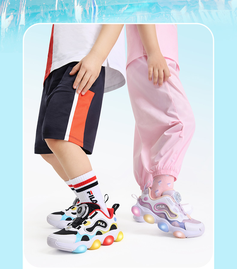 FILA KIDS Boys/Girls FRAGOLA Light-Up Shoes