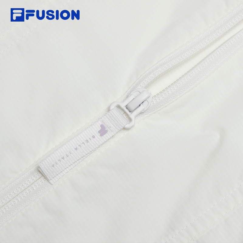 FILA FUSION BASKETBALL INLINE UNIFORM Women's Jacket with UV Protection in White (ComFi Shield)