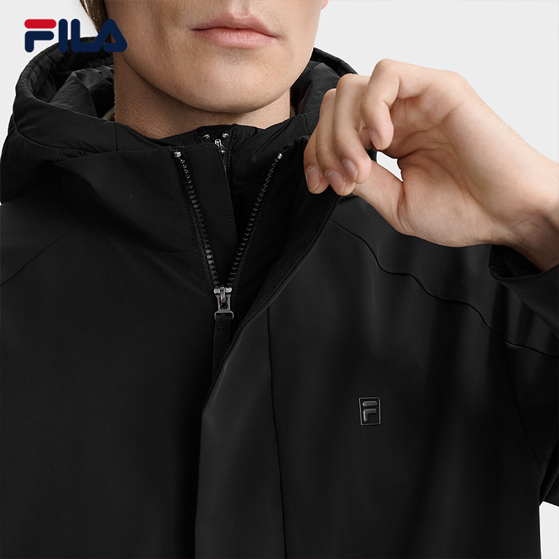 FILA CORE LIFESTYLE WHITE Men 2-piece Down Jacket