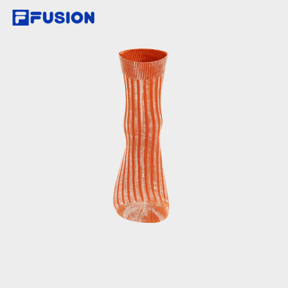 FILA FUSION INLINE Unisex Mid-Length Socks in Orange