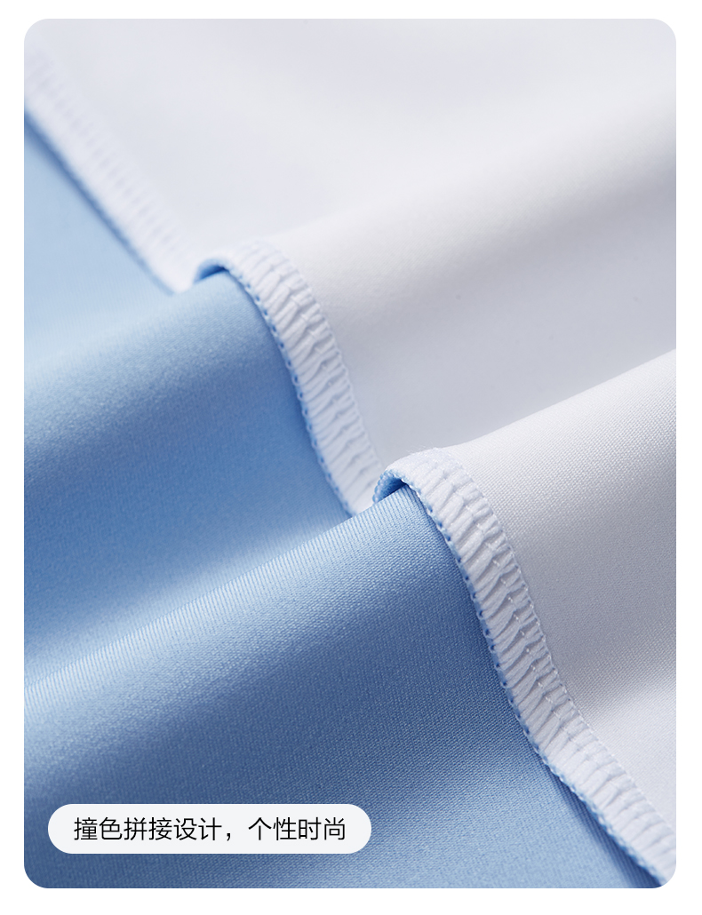 (130 - 165cm) FILA KIDS TENNIS Girl's Dress with Inner Shorts in Light Blue