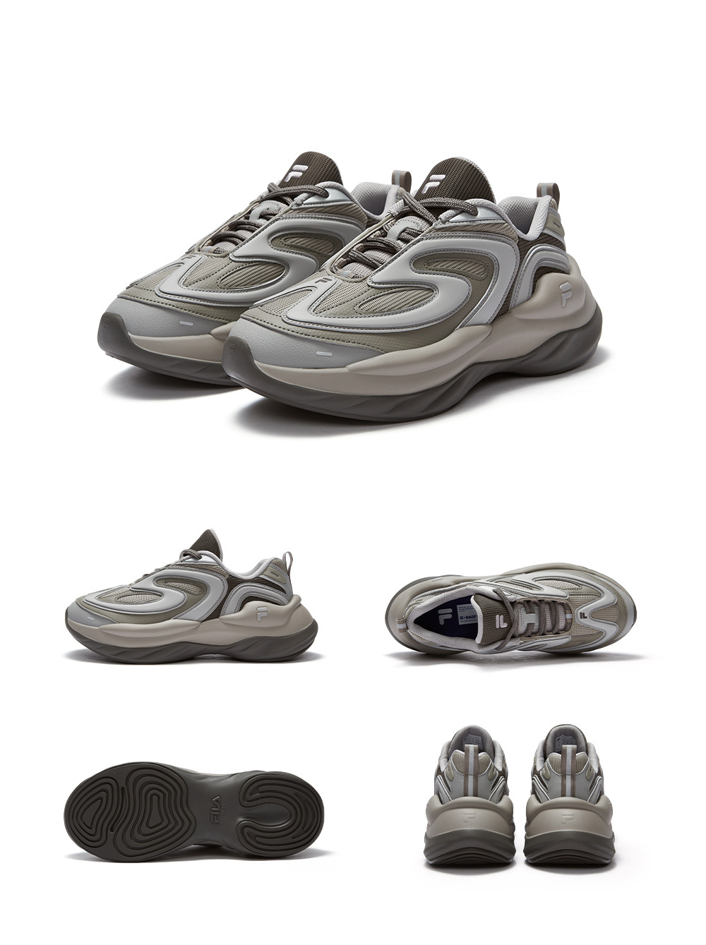 FILA FUSION FUSION BUZZARD Men Sneakers (Grey)
