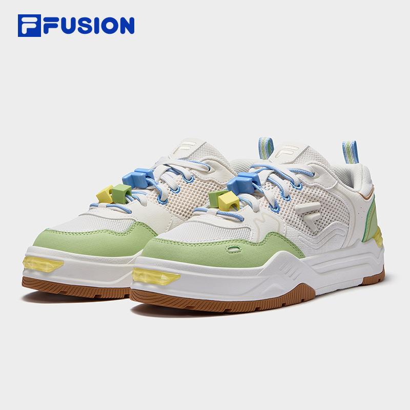 FILA FUSION FUSION BIANCO FLAT Women Skate Shoes (Black/Pink / Pink / White)