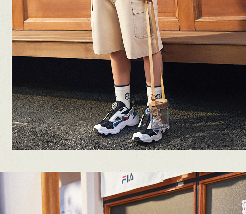 (130 - 170cm) FILA KIDS x OSAMU GOODS Unisex Short Sleeve T-Shirt