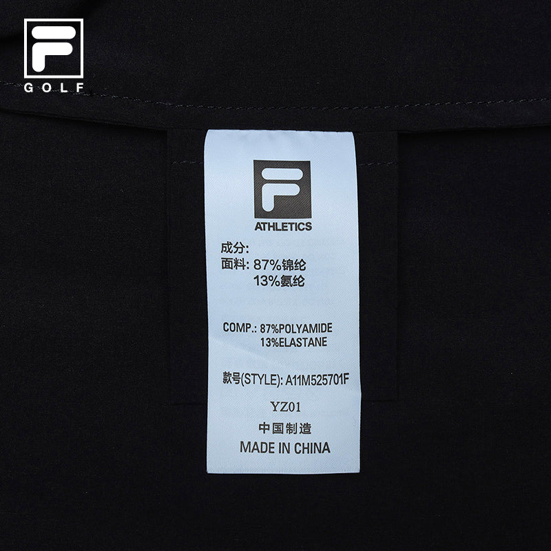 FILA CORE ATHLETICS GOLF STATELY FLORAL Men Woven Jacket (Black / Light Khaki)