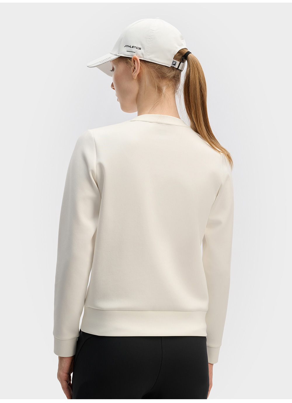 FILA CORE ATHLETICS FITNESS Women Long Sleeve Top (Black / Light Blue / White)