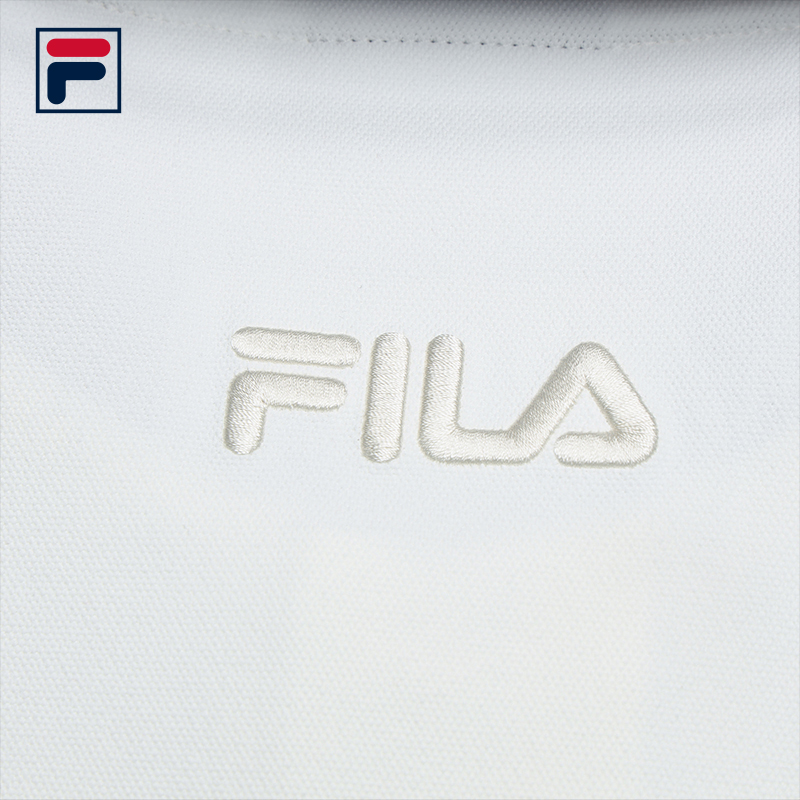 FILA ATHLETICS Men Knitted Short Sleeve Polo Shirt