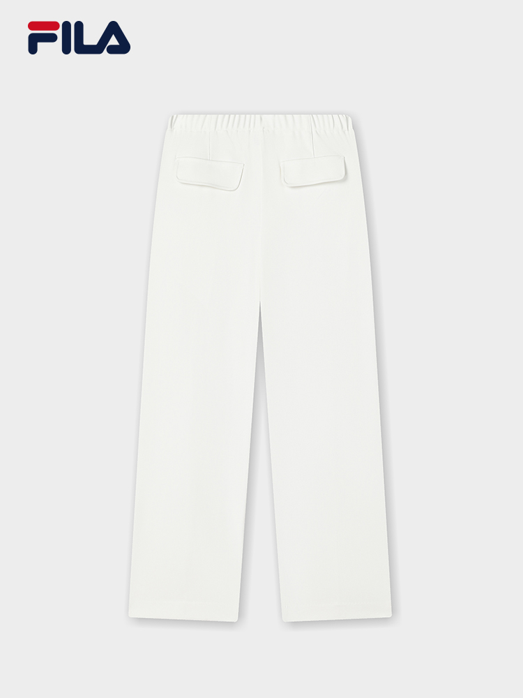 FILA CORE LIFESTYLE EMERALD TWILIGHT GLOW Women Woven Pants (White)