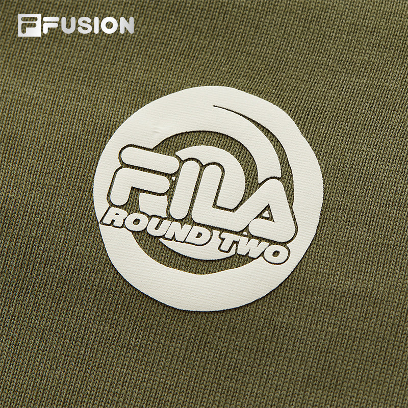 FILA FUSION CROSS OVER FUSION X ROUND TWO URBAN WAVE RIDER Women Short Sleeves T-Shirt (Green)