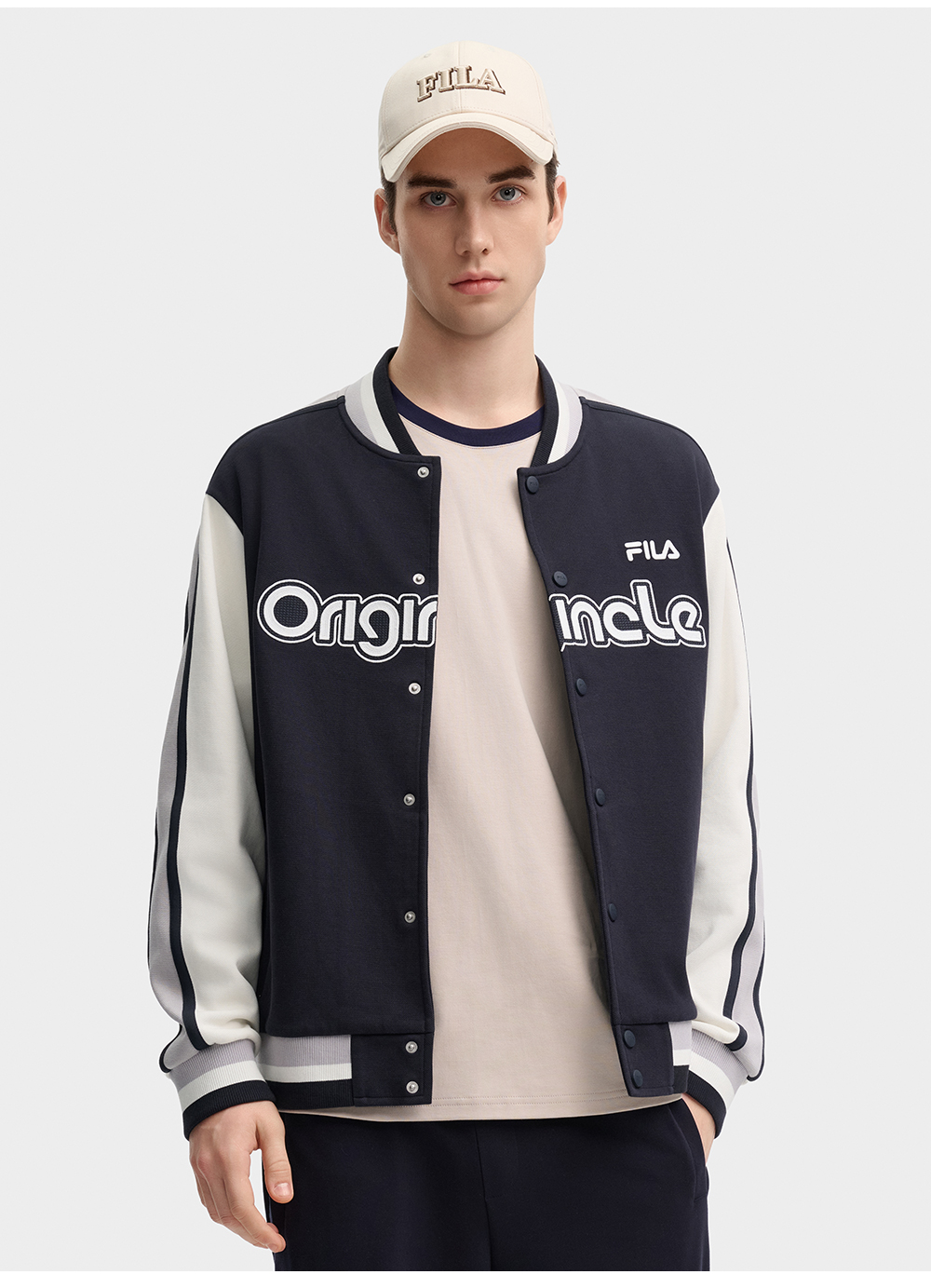 FILA CORE LIFESTYLE ORIGINALE FÊTE DE LA MUSIQUE Men Bomber Jacket (Navy)