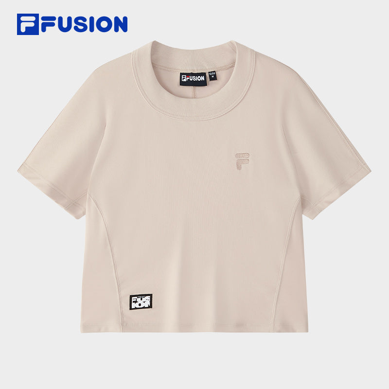■FILA■ Shirring Crop Short Sleeve T-shirtFS2RSH2157FCGY 11 FILA SHIRRING CROP SHORT SLEEVE TEE – FILA Malaysia