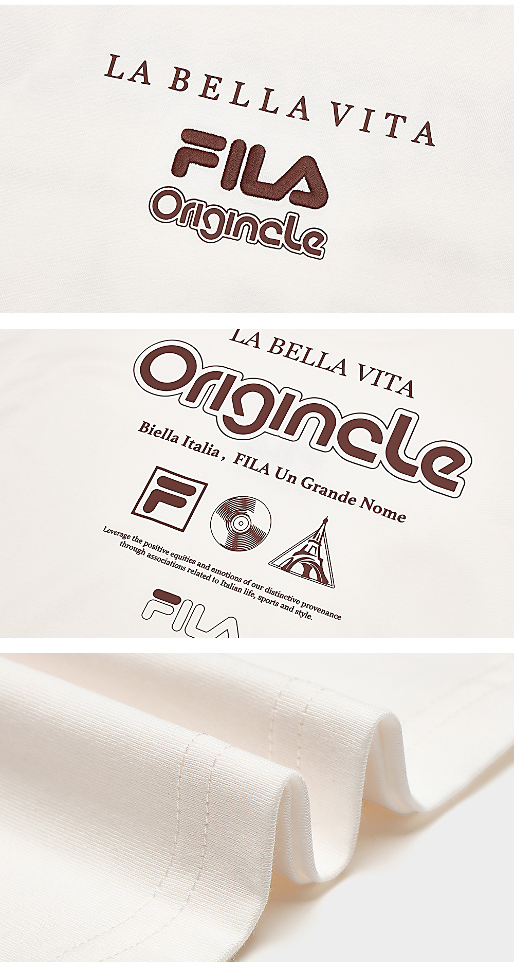 FILA CORE LIFESTYLE ORIGINALE FÊTE DE LA MUSIQUE Men Long Sleeve Tee (Ash)
