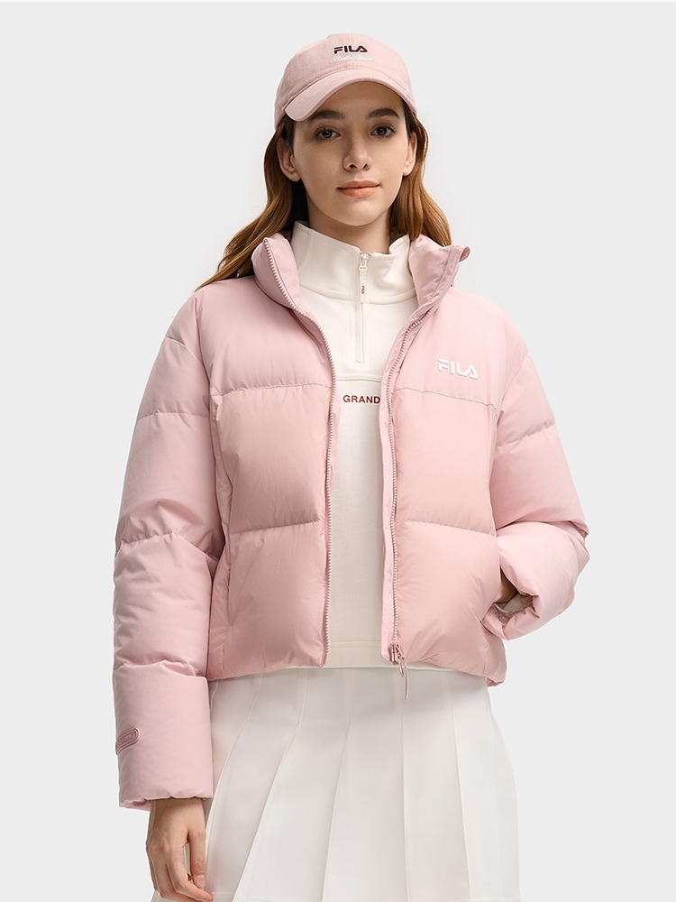FILA CORE FILA ORIGINALE Women Down Jacket（Pink)