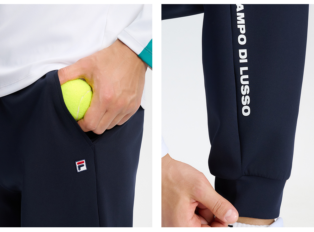 FILA CORE ATHLETICS TENNIS PREPPY NOSTALGIA Men Knit Pants (Navy)
