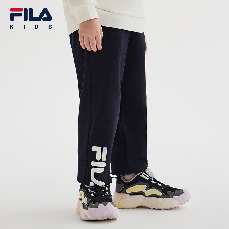 FILA KIDS ORIGINALE Girl's Knit Pants in Navy