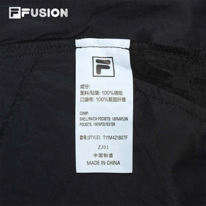 FILA FUSION INLINE URBAN TECH Men Woven Pants in Black
