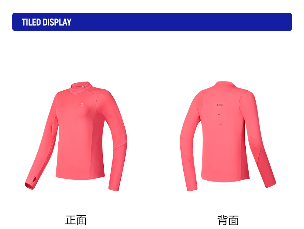 FILA CORE ATHLETICS FITNESS Women Long Sleeve Top (Red)