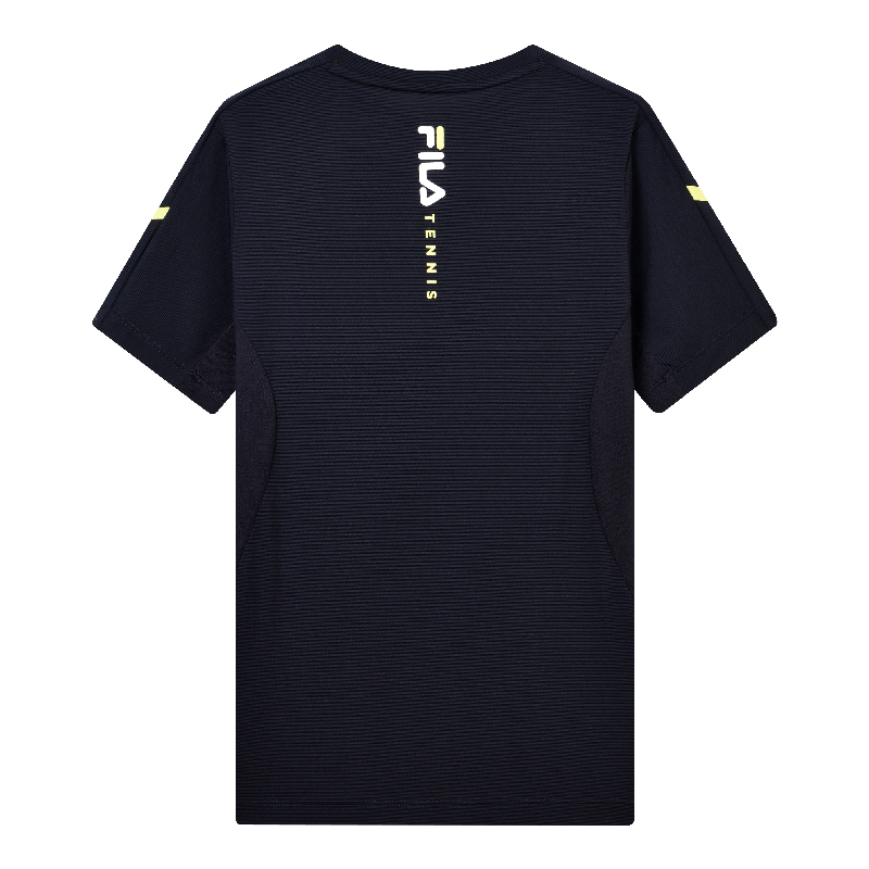 FILA KIDS Boy's PERFORMANCE TENNIS Short Sleeve T-shirt in Navy