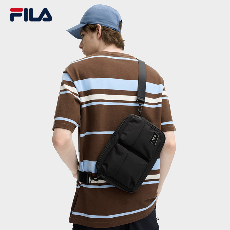 FILA CORE LIFESTYLE CROSSBODY BAG Men Crossbody Bag (Black)