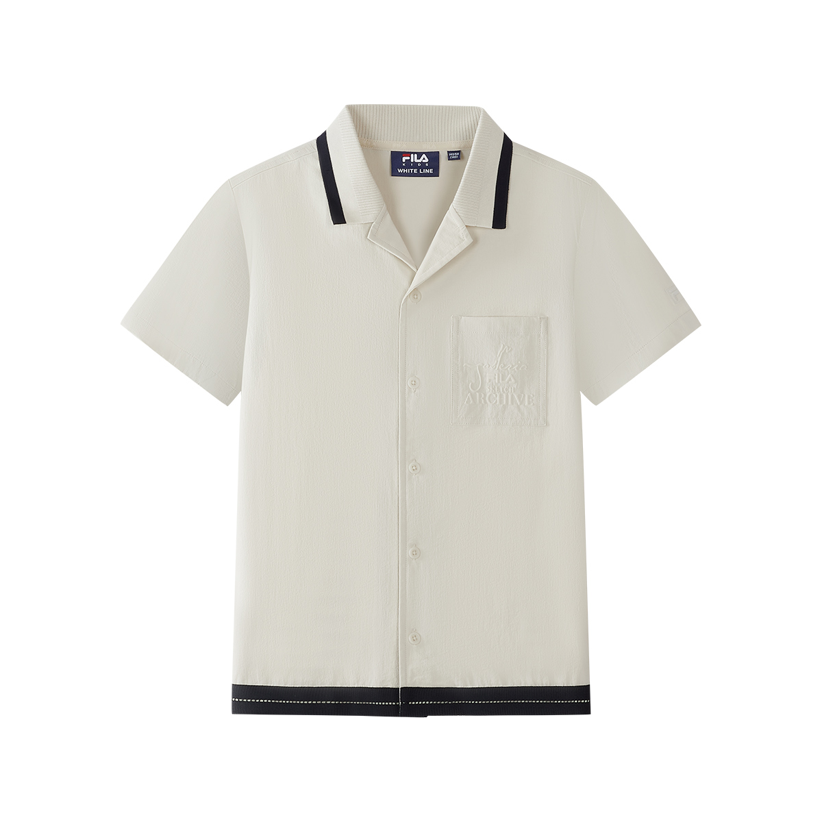 FILA KIDS WHITE LINE WHITE LINE Boys Short Sleeves Shirt
