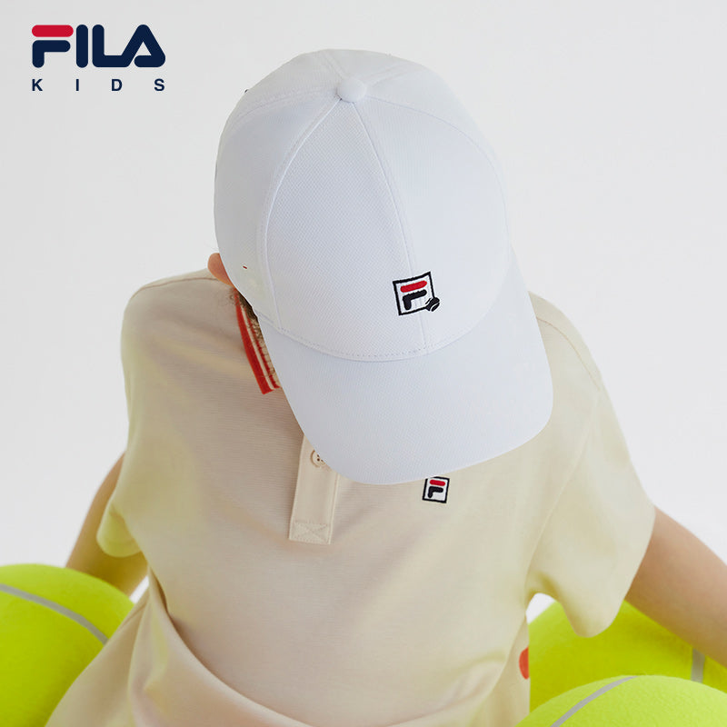 【FILA】 Tennis F Box Ball Cap /追跡付 Fila Unisex Heritage F Box Logo Slouch Adjustable Baseball