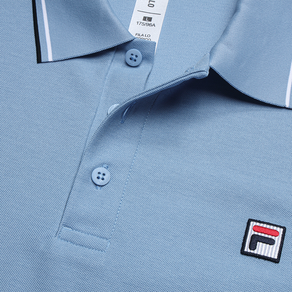 FILA Men Knitted Short Sleeve Polo Shirt